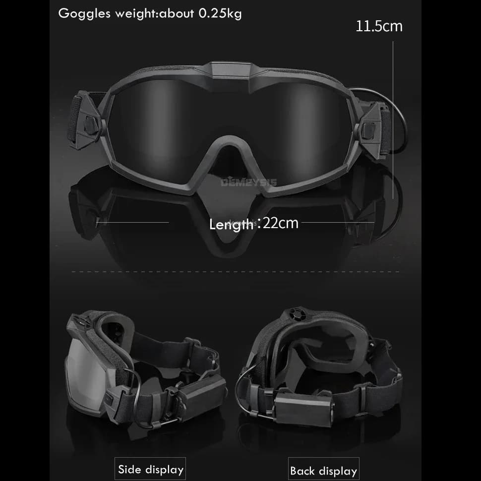 Lunettes de pêche avec ventilateur intégré pour pêche par forte chaleur et humidité