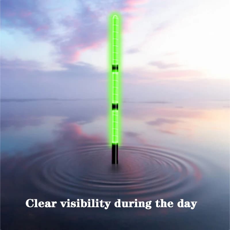 Lot de 2 flotteurs électroniques LED pour pêche de nuit avec détection de touche et changement de couleur