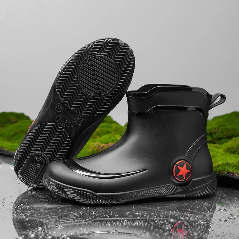 Bottes de pêche imperméables style britannique - Chaussures aquatiques élégantes pour pêcheurs