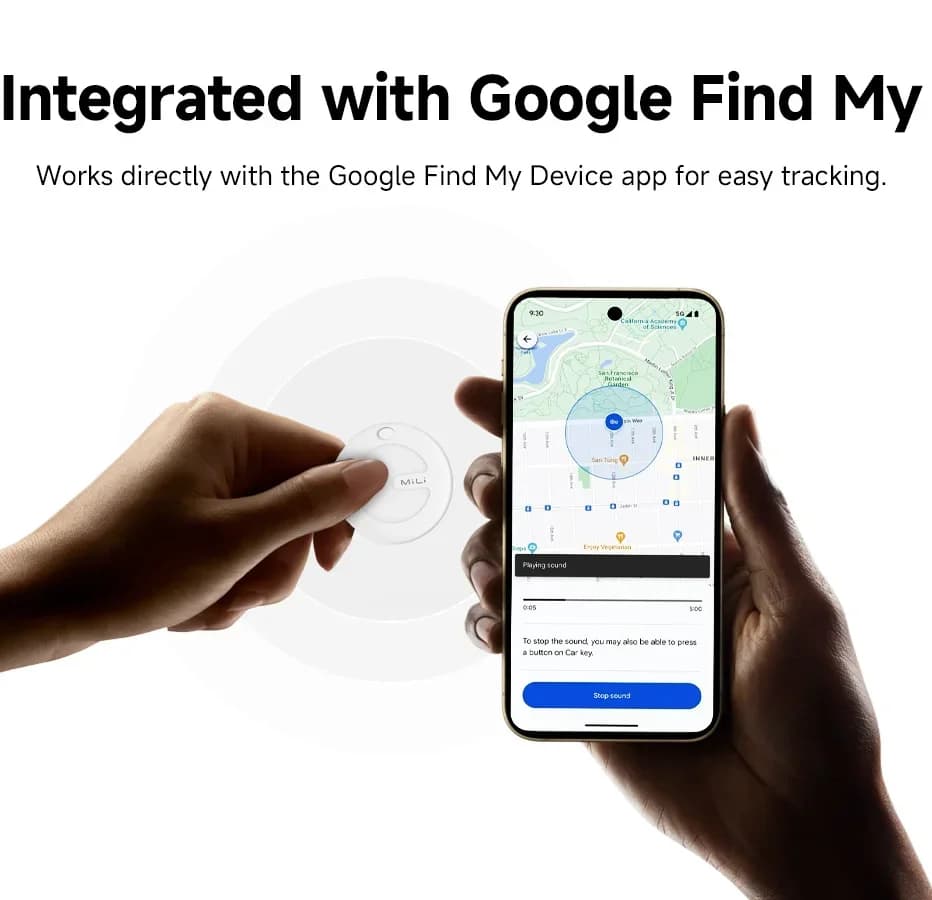 Tracker anti-perte MiLi - Localisateur Bluetooth pour matériel pêche, clés et équipement de pêcheur Android