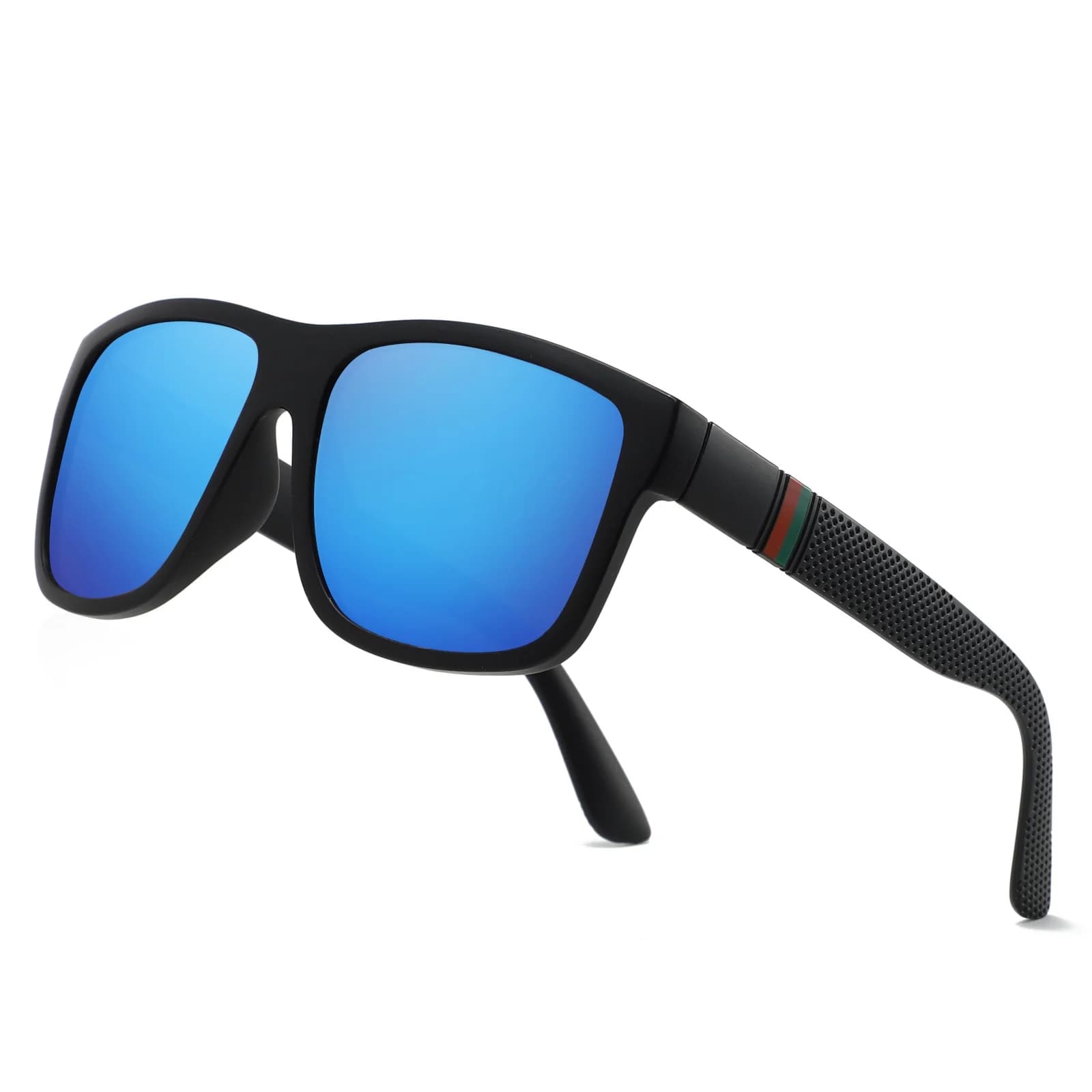 Nouvelles lunettes de soleil UV400 carrées randonnée pêche - Sport extérieur homme femme
