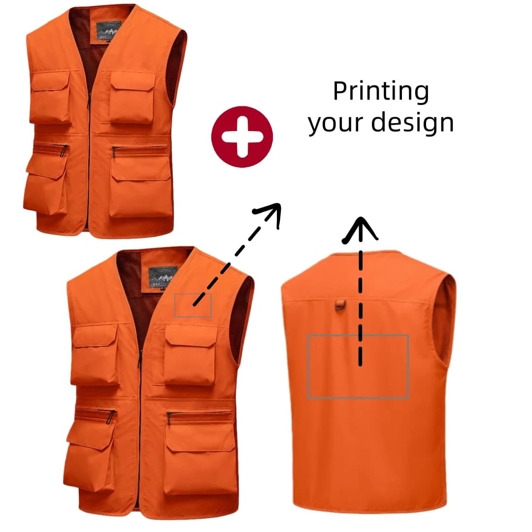 Veste de pêche homme 2025 respirante multi-poches, design vestiaire sportif pour photographe extérieur