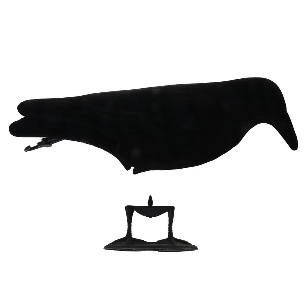 Leurre corbeau noir piège oiseaux - Épouvantail plastique pour ferme et jardin protection cultures