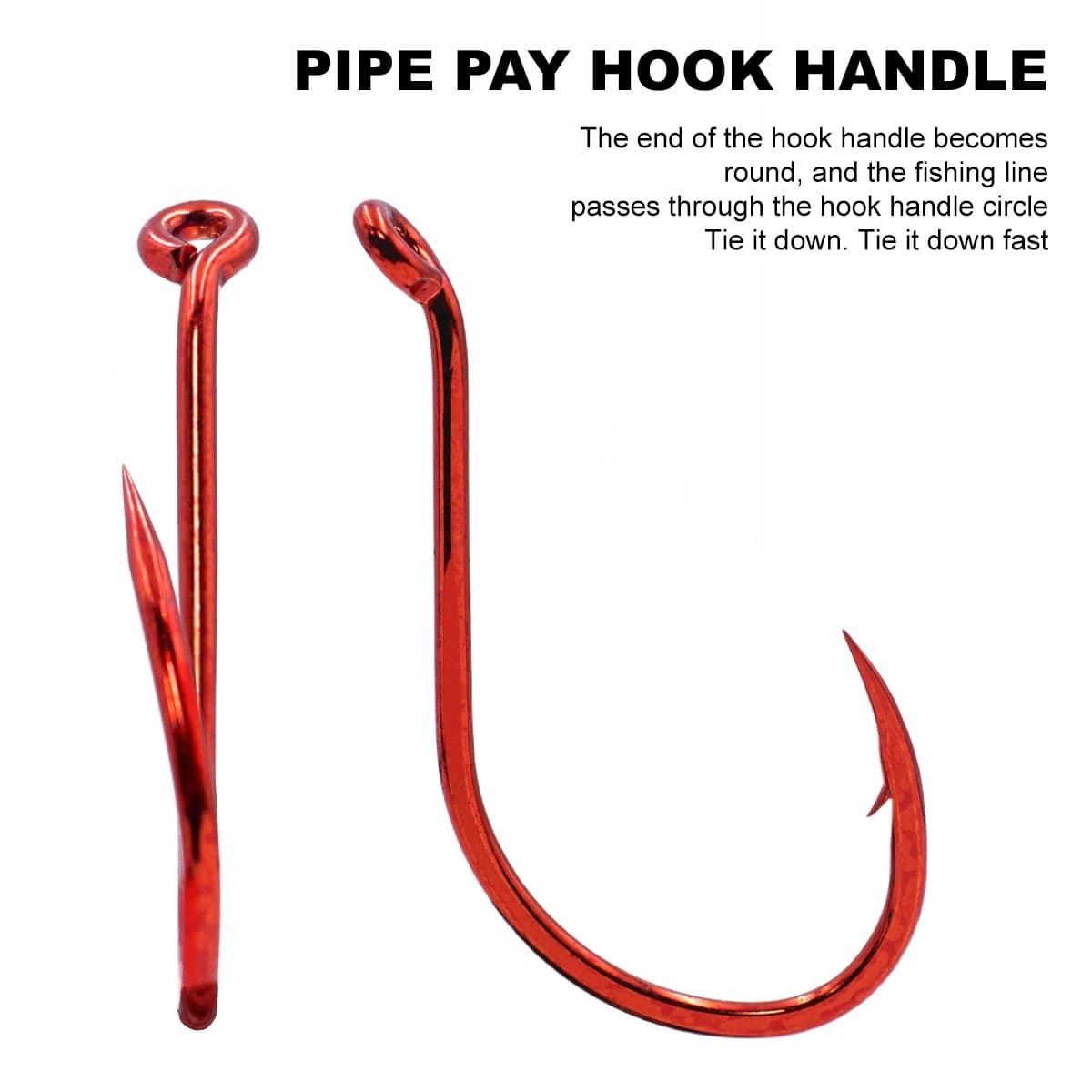 Hameçons de pêche mer BKK acier carbone, 11 tailles hameçons circulaires octopus rouge, 8 à 28 pièces