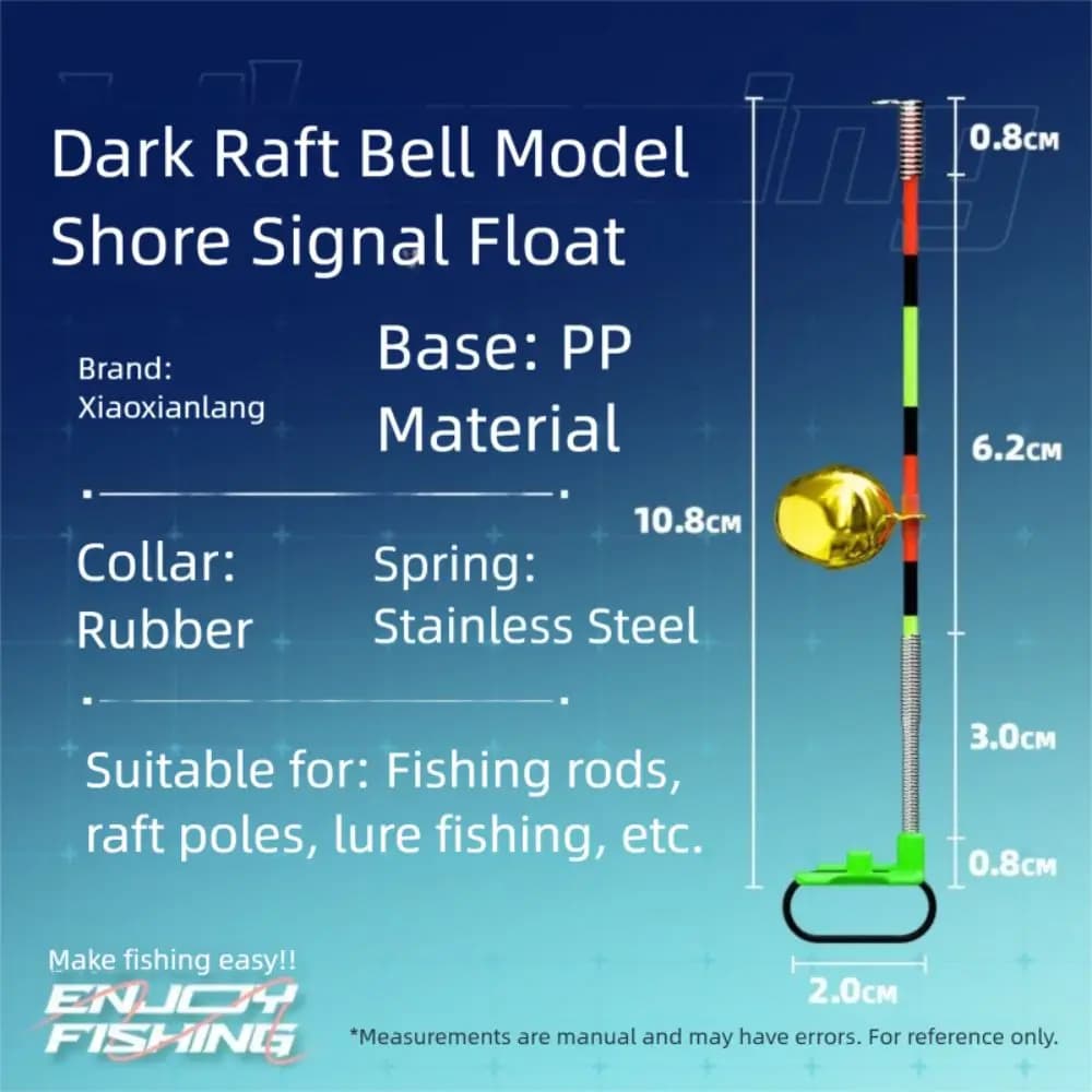 Alarme de touche électronique lumineuse pour pêche sans flotteur - Détecteur de touches poissons lumineux