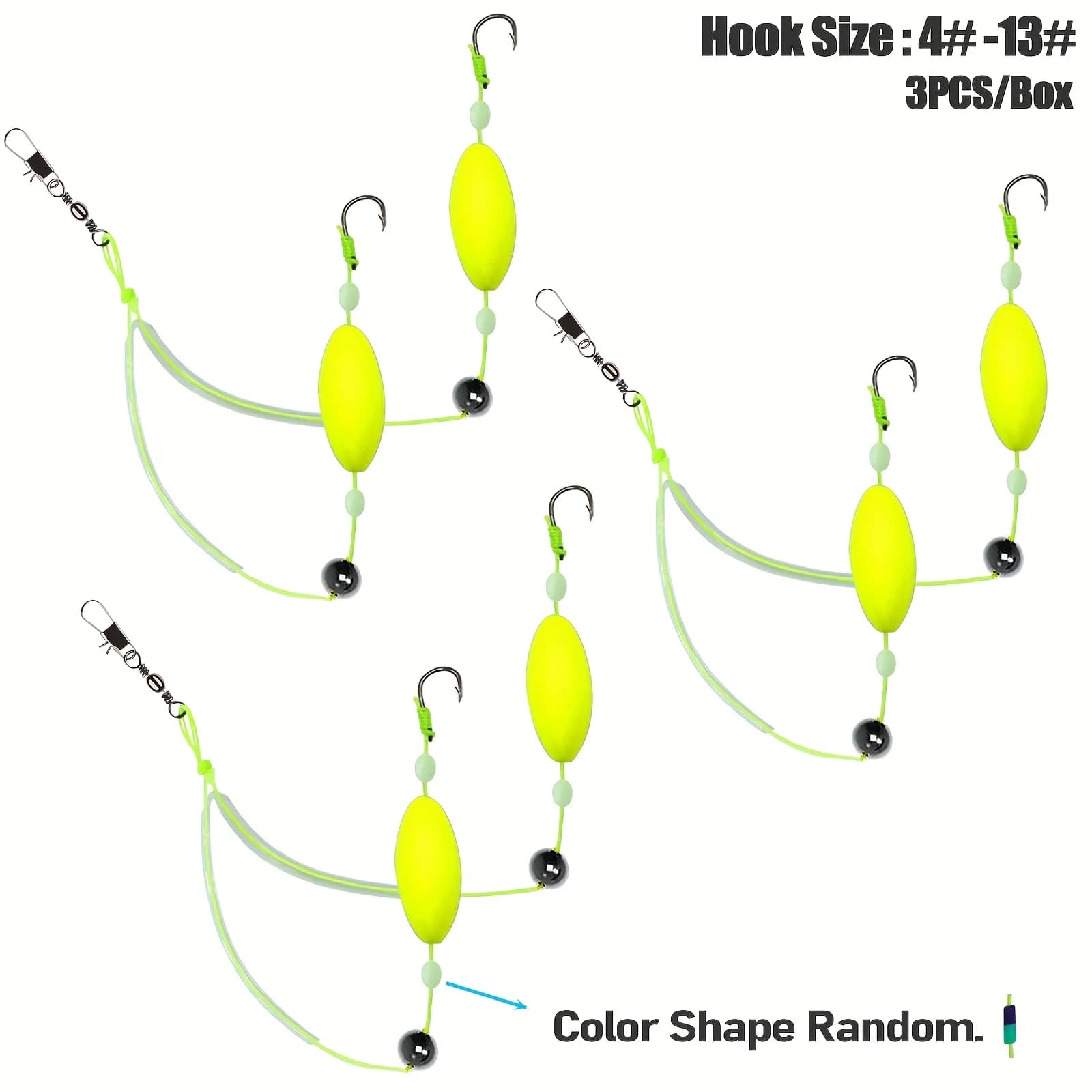 Reverse Hook Set 3PCS - Hameçons Inversés pour Pêche Carpe Européenne et Technique Inverted