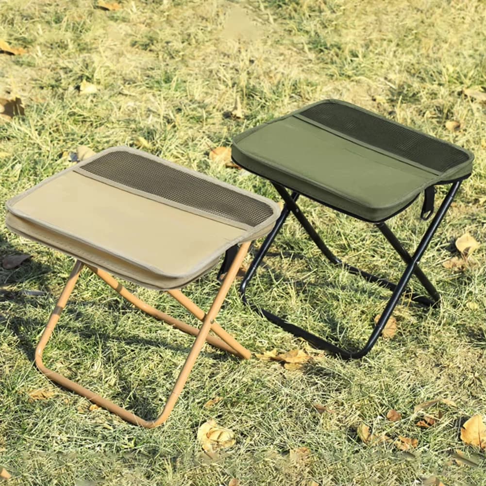 Tabouret pliant pêche et camping - Style sac à dos portable pour randonnée pêche