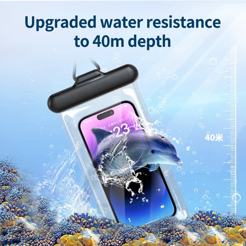Lunettes de natation professionnelles anti-buée HD UV + Sac étanche téléphone - Cadeaux adultes