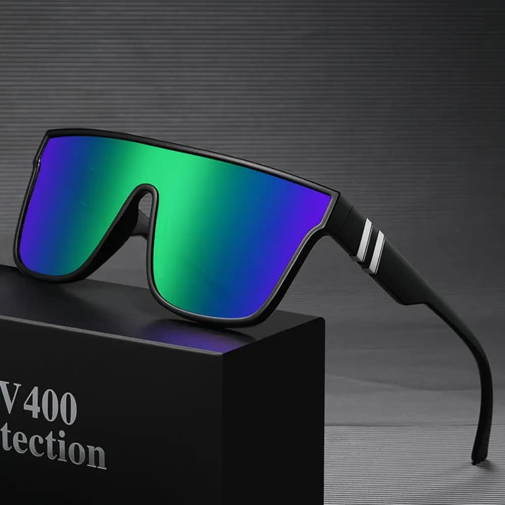 Lunettes de soleil pêche homme femme 2024 neuves carrées sport extérieur conduite