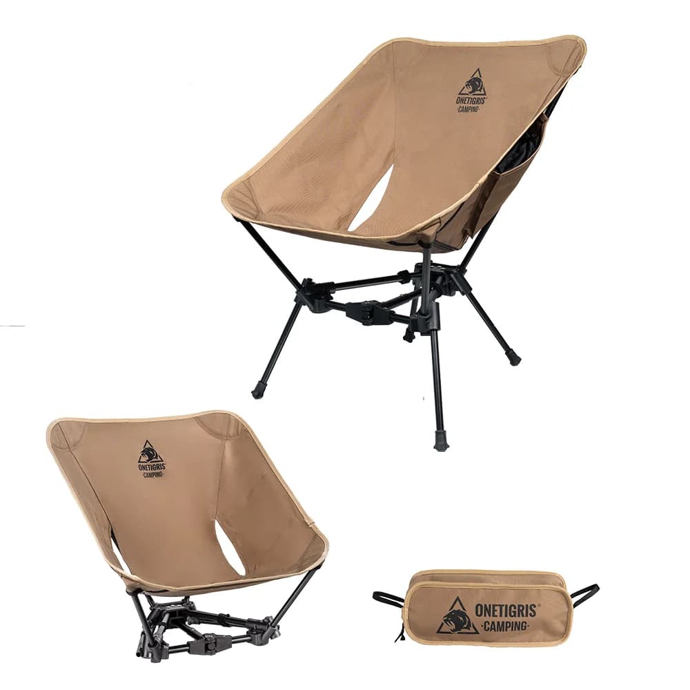 Chaise de camping triangulaire OneTigris pliable pour randonnée pêche et voyages outdoor