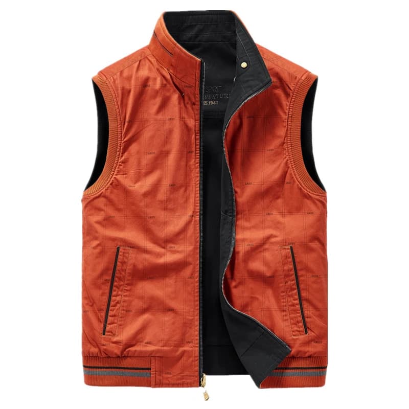 Veste de pêche homme 8XL hiver automne coton multi-poches militaire sans manches double face plus size