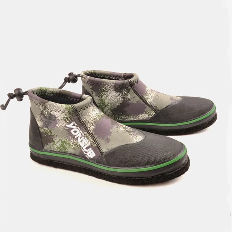 Chaussures de pêche sur rochers unisexe - Bottes antidérapantes à clous avec néoprène 3MM