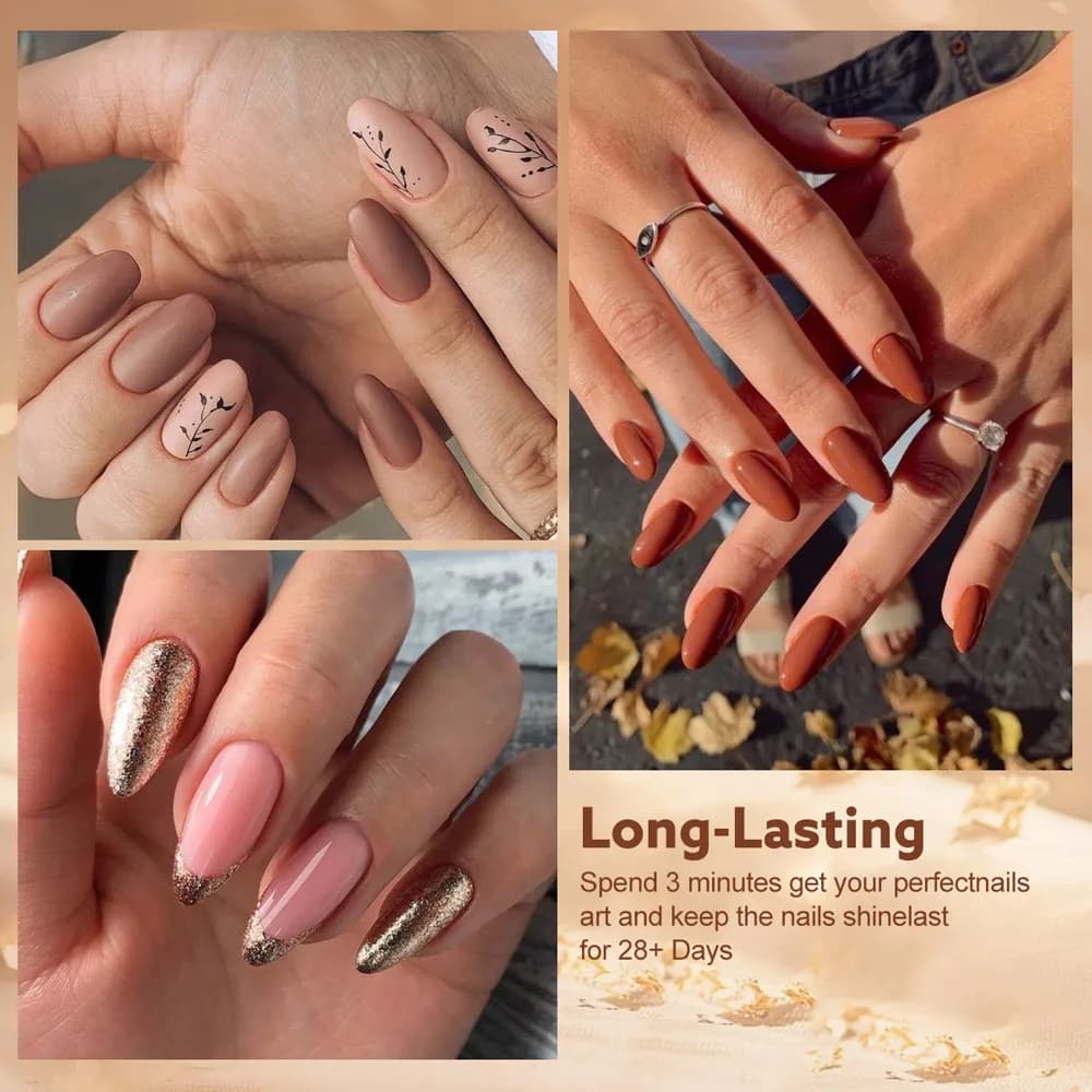 Vernis gel ongles HEMA TPO free 9ml couleurs nude rouge - Canni pour manucure maison pêche