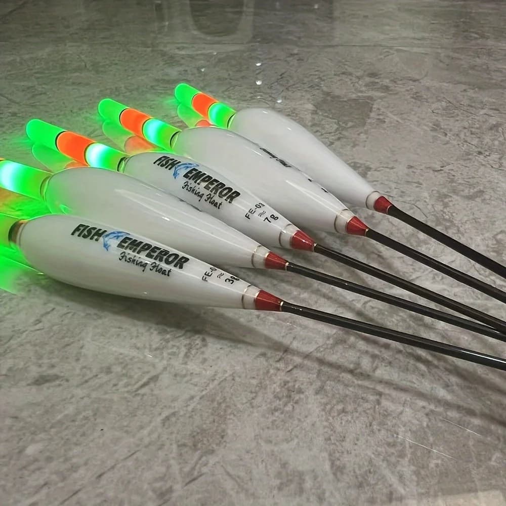 Flotteur lumineux électronique 2 pièces pour pêche de nuit grande flottabilité CR425, matériel de pêche estival 2024