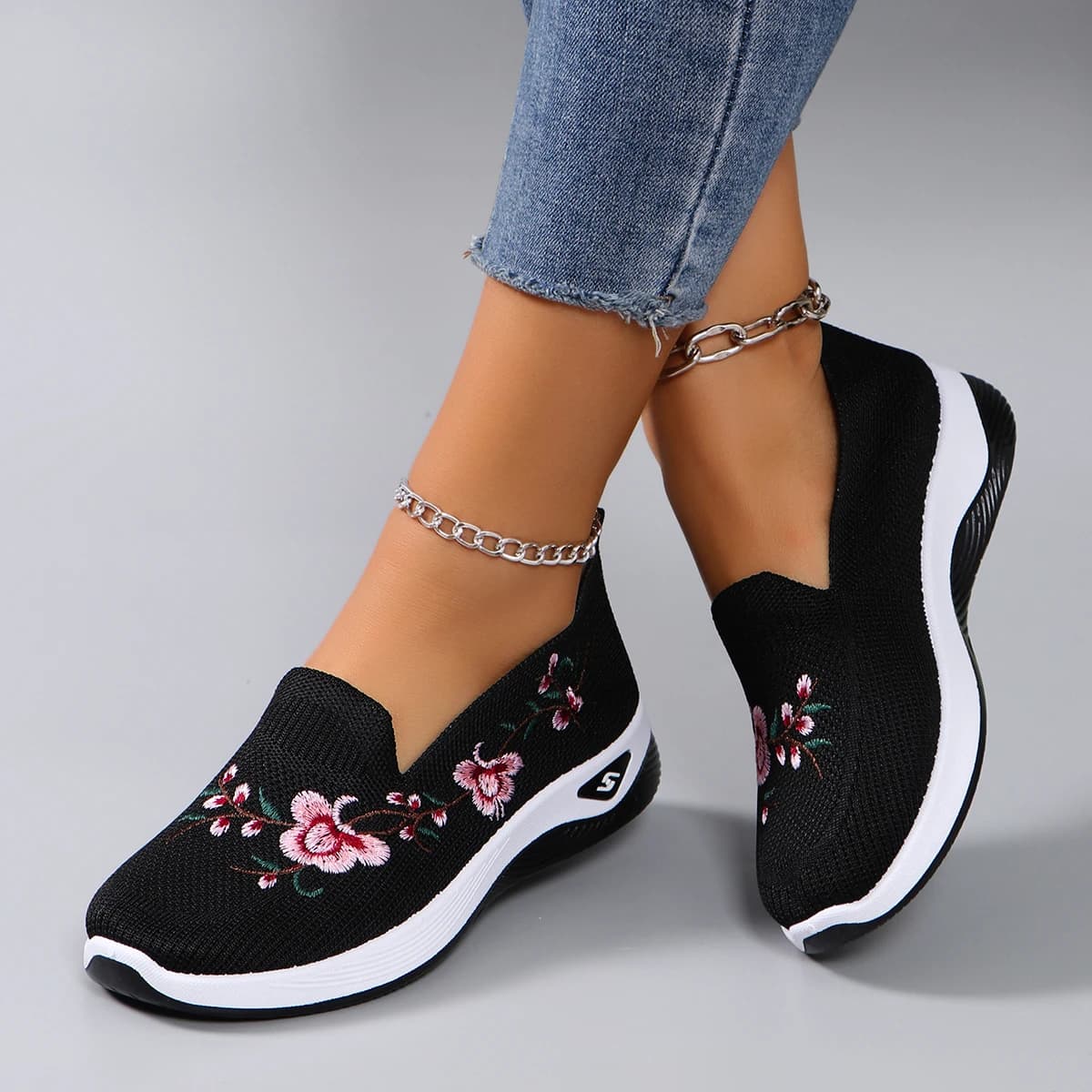 Chaussures sport femme printemps automne légères antidérapantes résistantes pêche casual confortables