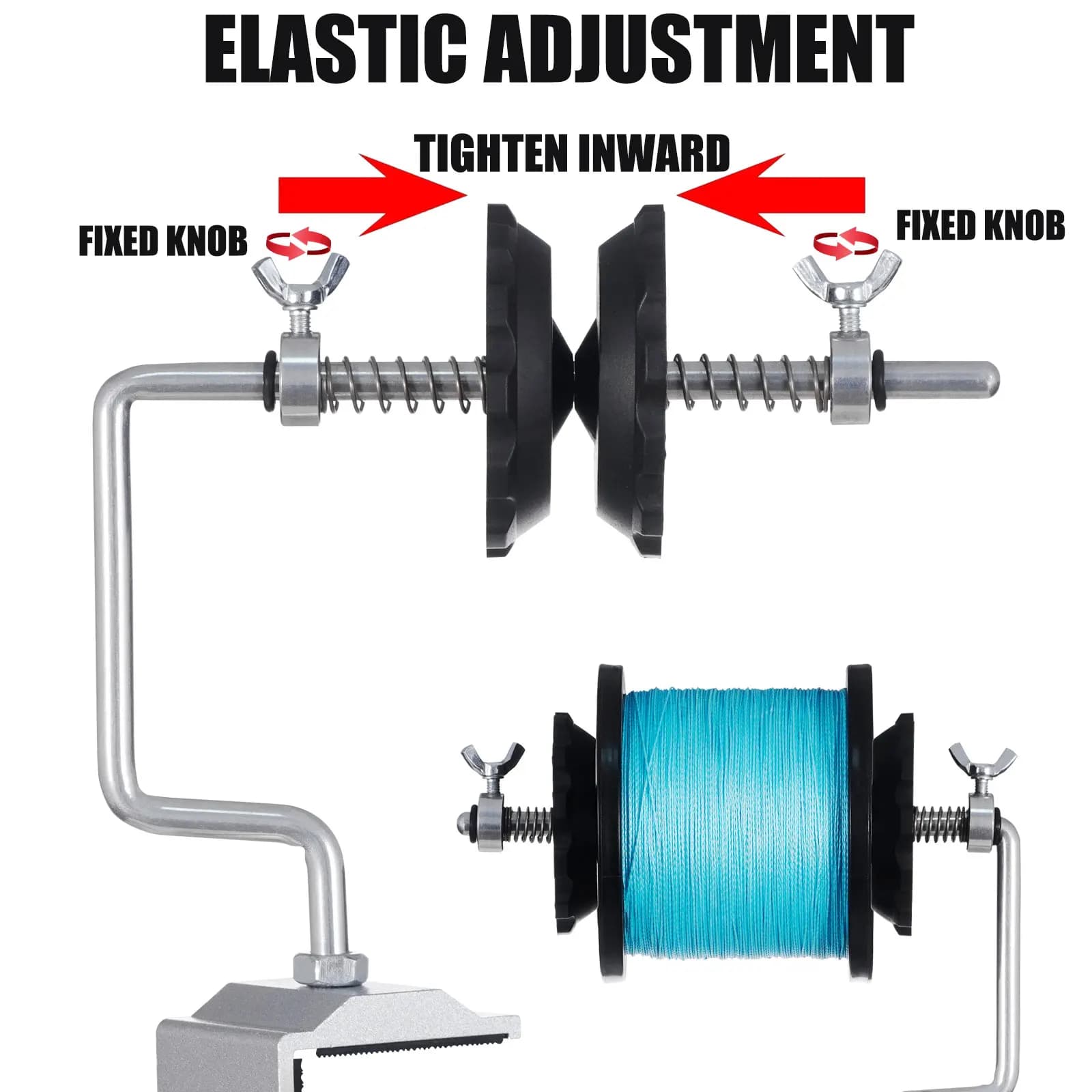 Enrouleur de ligne portable pour moulinets casting et spinning - machine à bobiner fil pêche