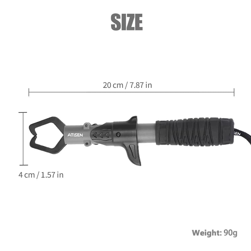 Pince à poisson professionnelle acier inox - Gripper pêche contrôle poisson outil sécurité