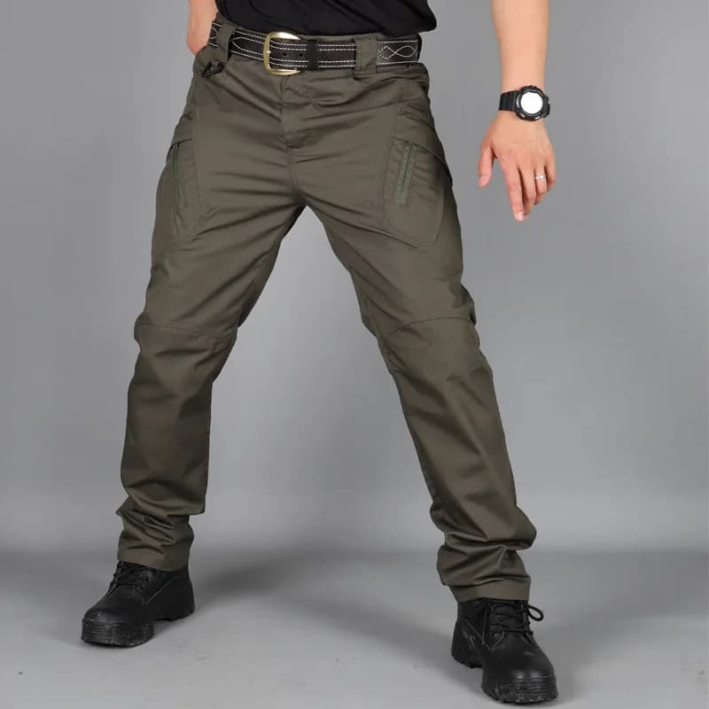 Pantalon tactique décontracté safari homme - Multi-poches imperméable - Streetwear pêche randonnée grandes tailles