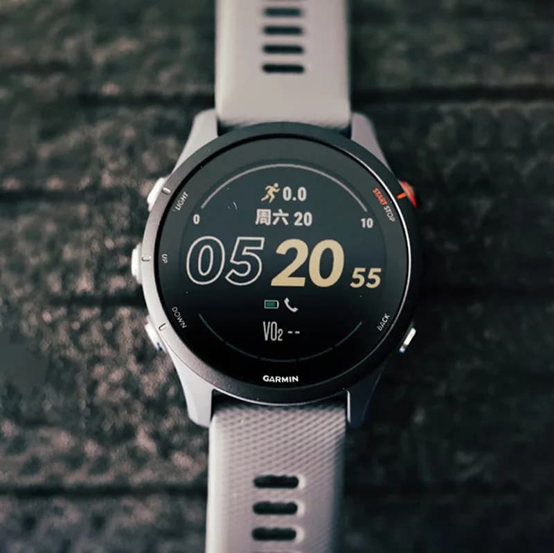Montre Garmin Forerunner 255 - GPS sportif 46mm, autonomie 14 jours, étanche 5ATM pour pêcheurs exigeants