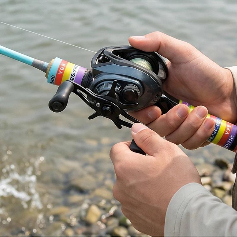 Moulinet casting électrique DC DEUKIO 6+1BB ratio 7.1:1 pour pêche carpe et mer avec freinage digital