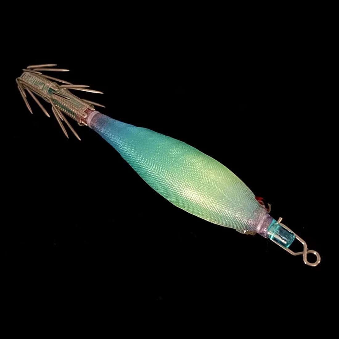 Attache rapide pour leurre de pêche au calmar, clip acier inoxydable 10mm avec perle, 50 pièces