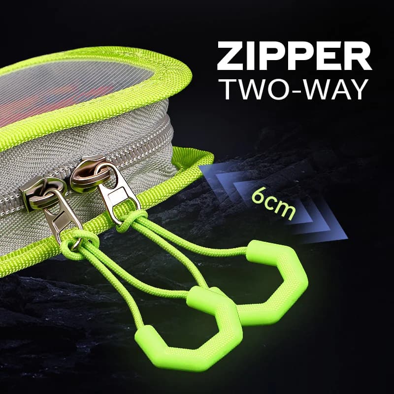 Sac de rangement WEIHE 6 compartiments pour leurres et appâts de pêche - Organisateur bois