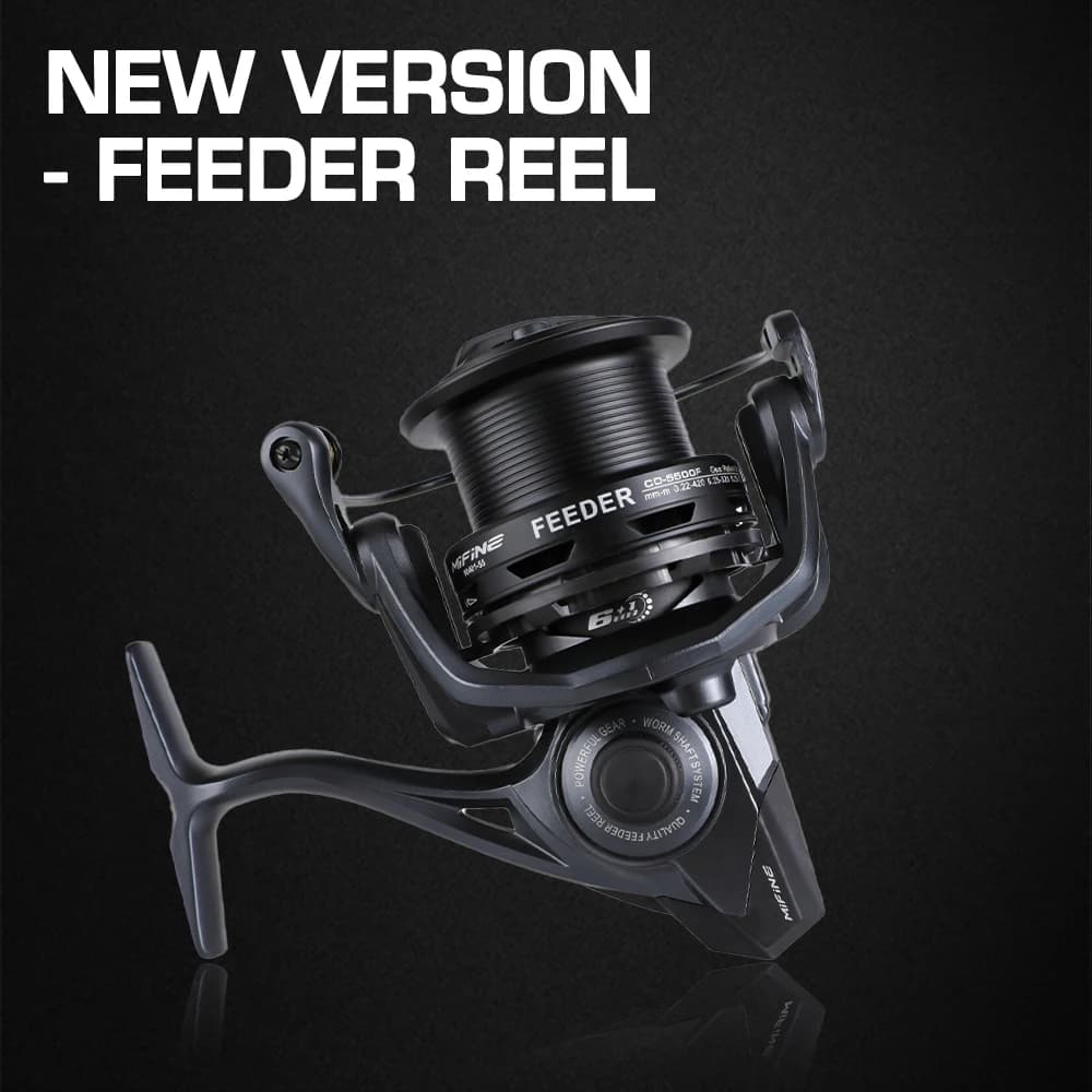 Moulinet feeder MIFINE CONFIDENT 4500 5500 frein 10KG système 6+1 BB pour pêche au feeder professionnelle
