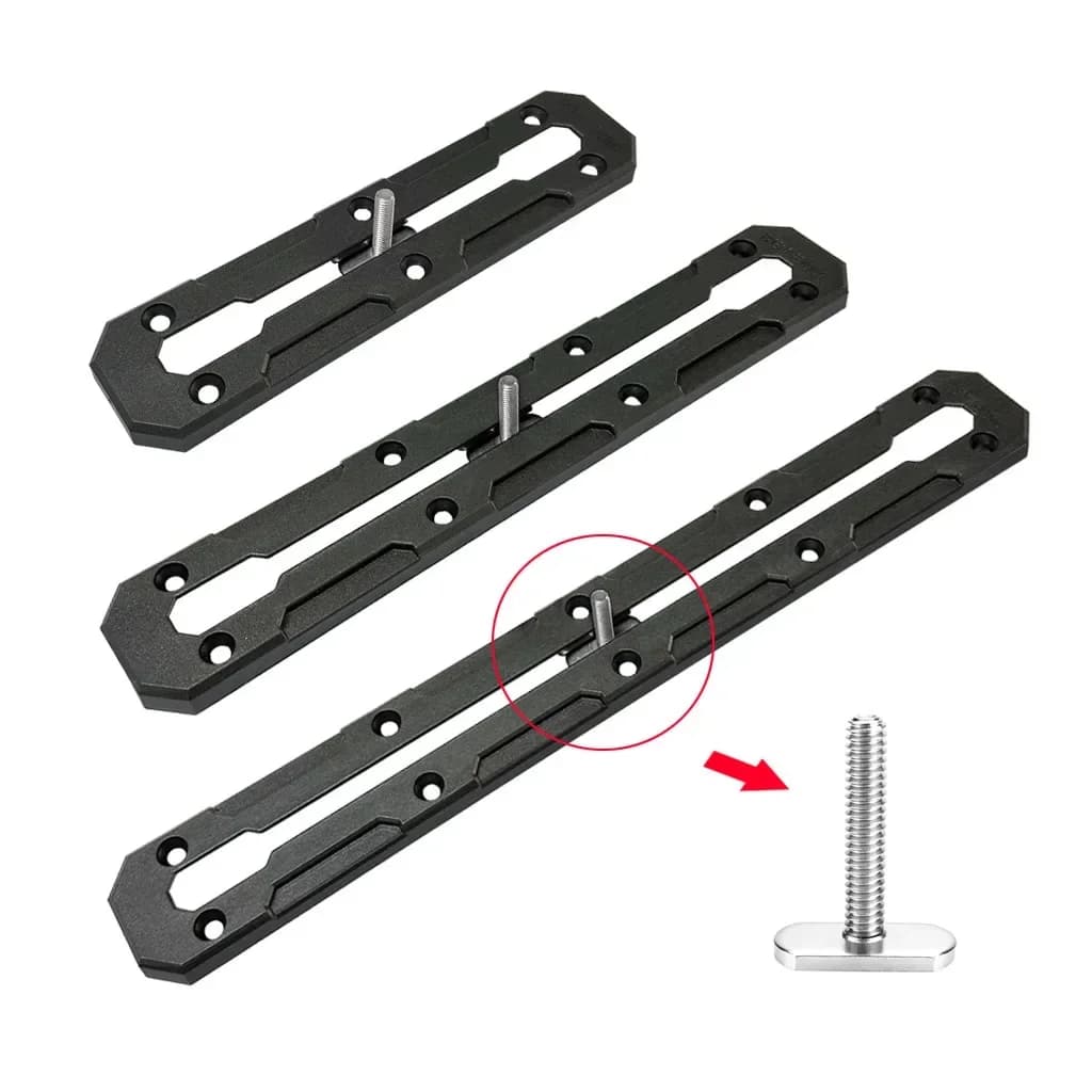Rail de fixation profil bas kayak canoe track montage accessoires universel pour bateau pêche équipement
