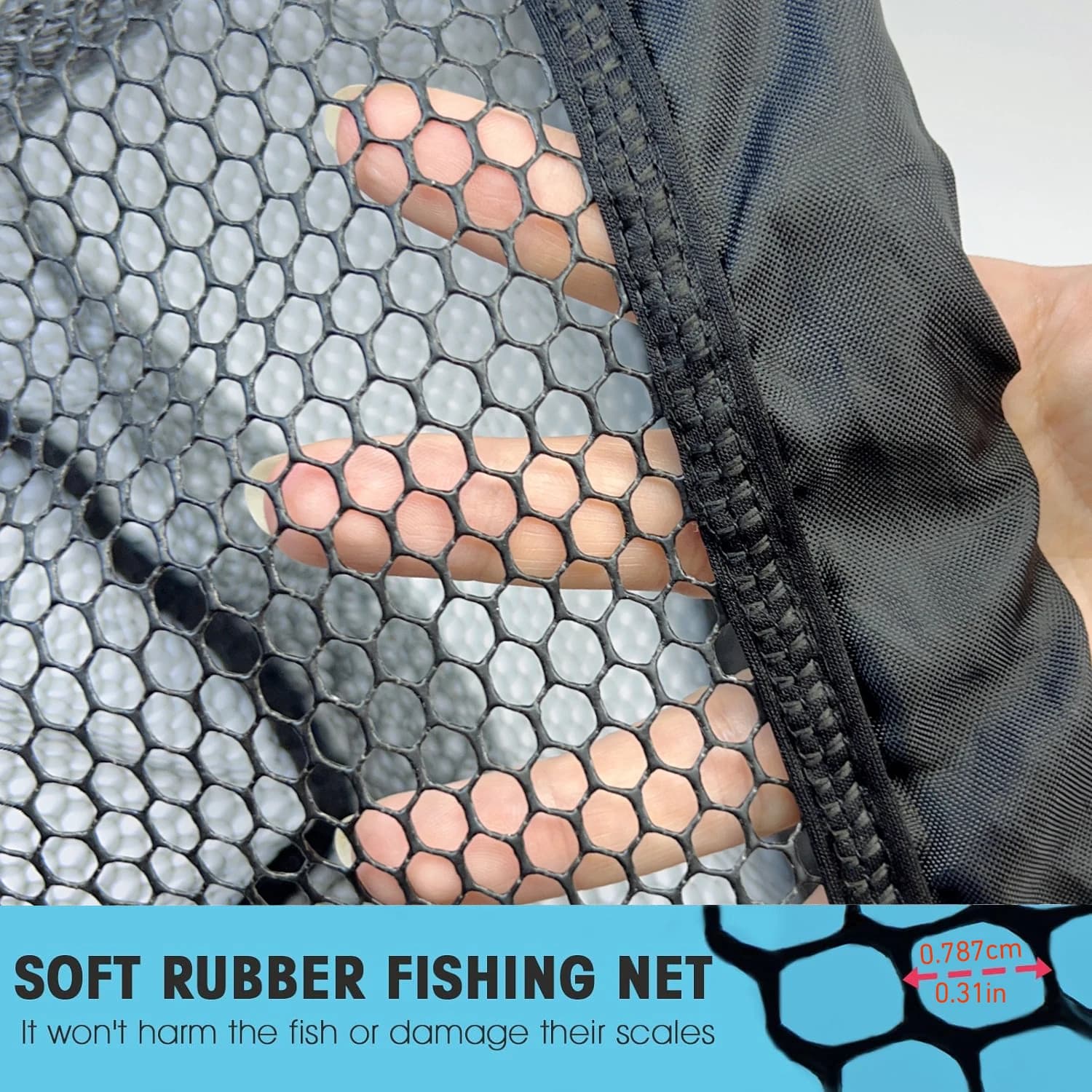 Filet pliant rétractable pour la pêche à la mouche, léger et durable, idéal pour vos sorties