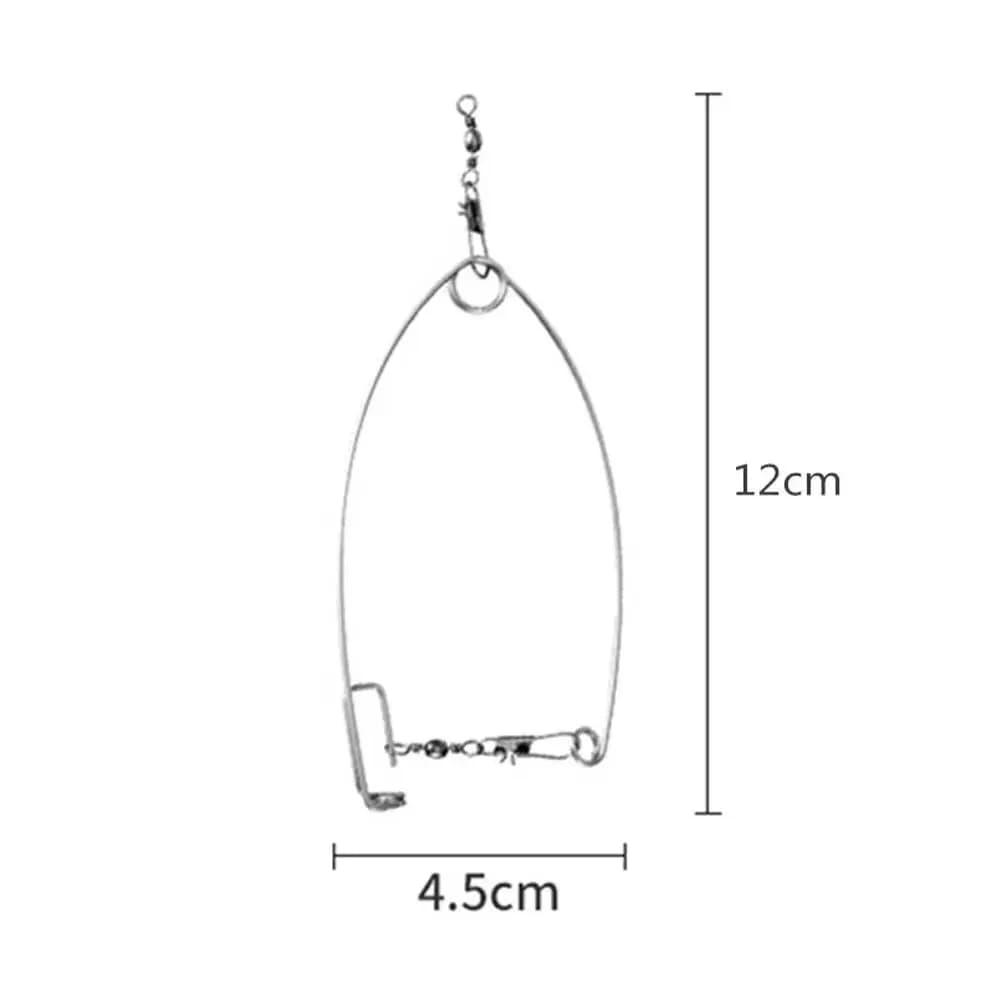 2 pièces God Hook Dispositif de Pêche Automatique avec Ressort de Déclenchement pour la Pêche en