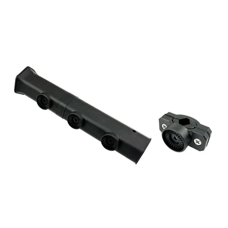 Support canne pêche réglable avec tube et pince pour bateau kayak yacht fixation facile et stable