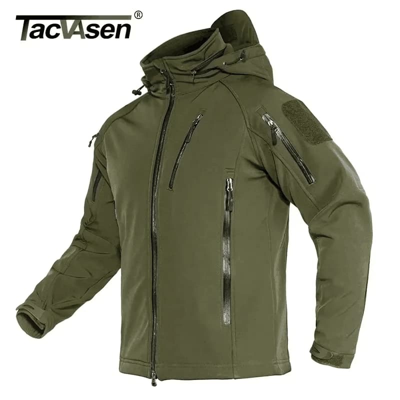 Veste hiver polaire imperméable pêche - Vêtement technique chaud avec doublure thermique