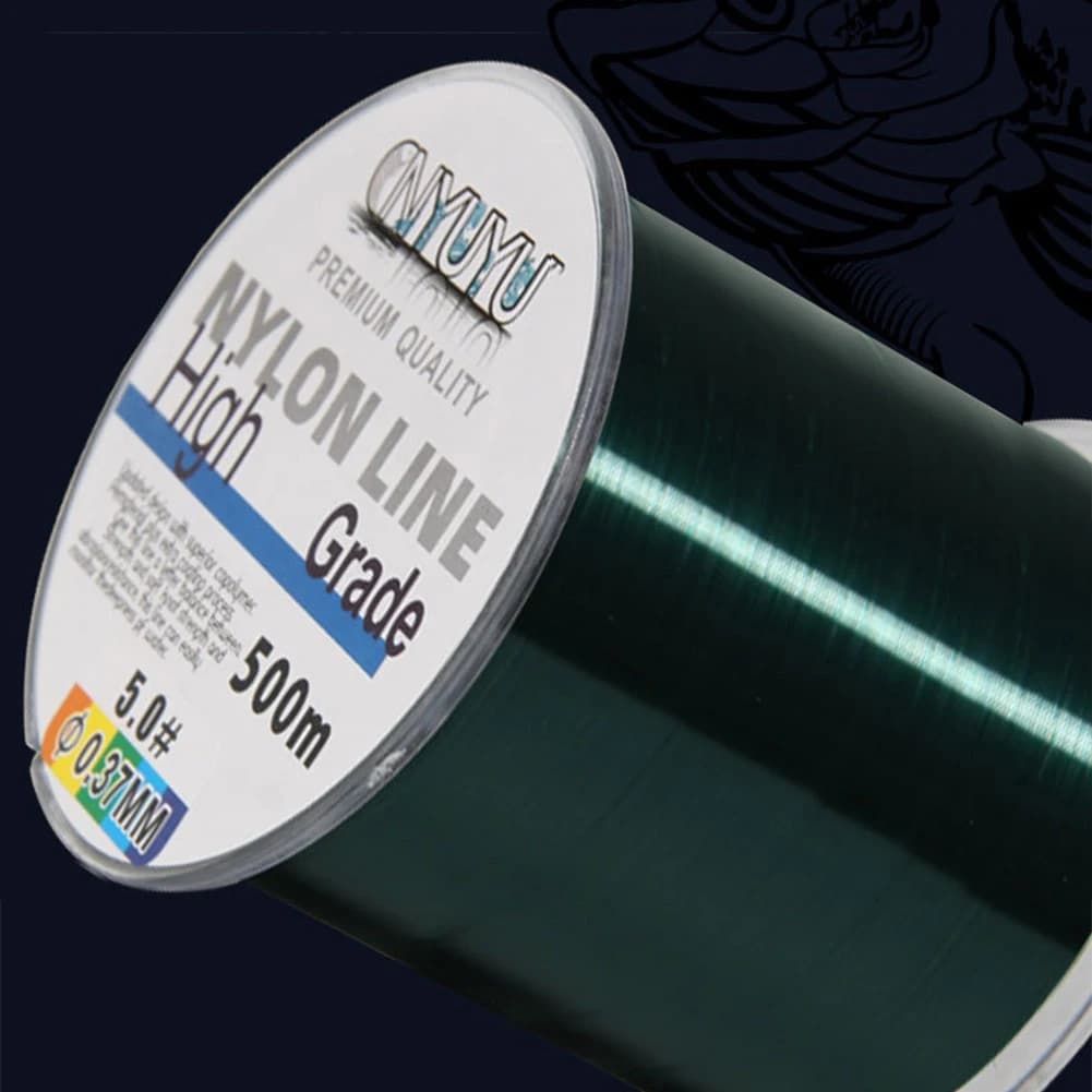 Fil de pêche 500M super résistant 18-90LB pour mer et eau douce résistance à l'abrasion optimale