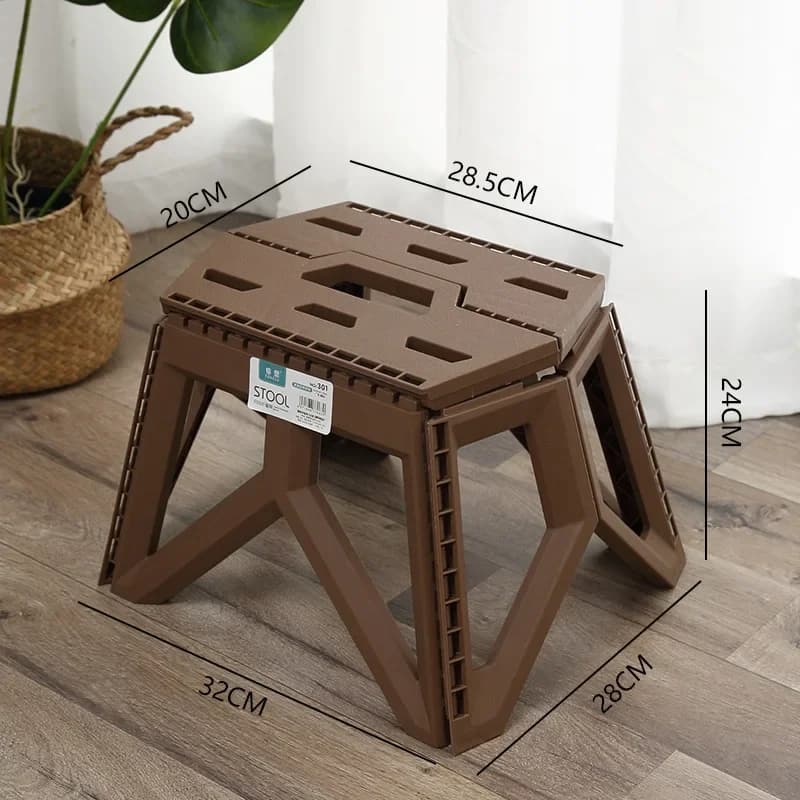 Tabouret pliant compact léger camping randonnée pêche plage repose-pieds siège portable