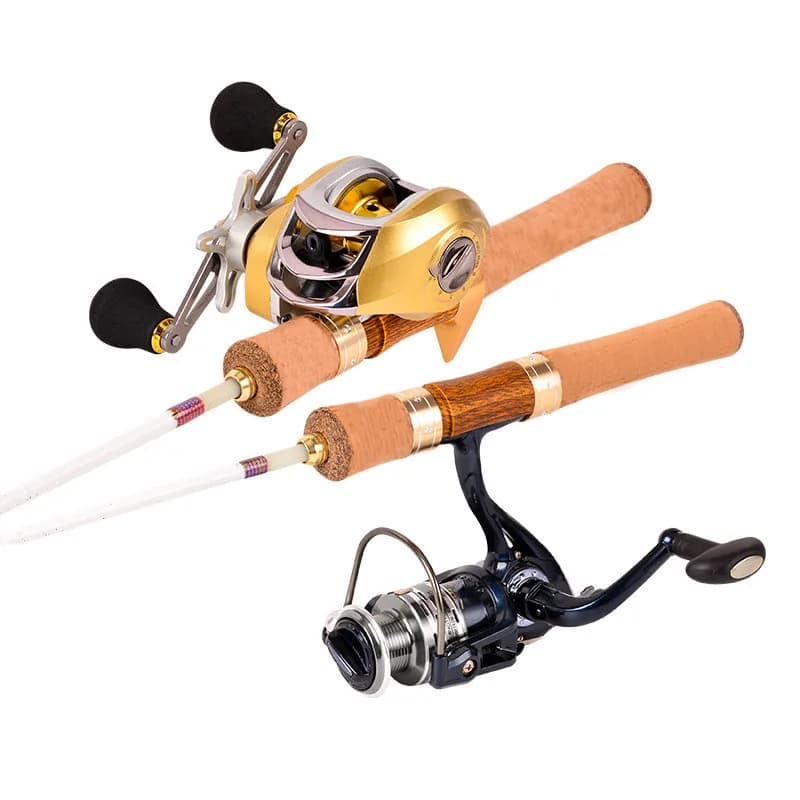 Canne voyage XUL super souple 1.4m 4 sections - Pêche truite en ruisseau fibre de verre