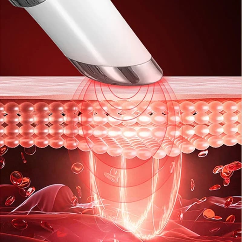 Stylet beauté thermal DEDOMON 42° massage yeux anti cernes rides soin pêcheur