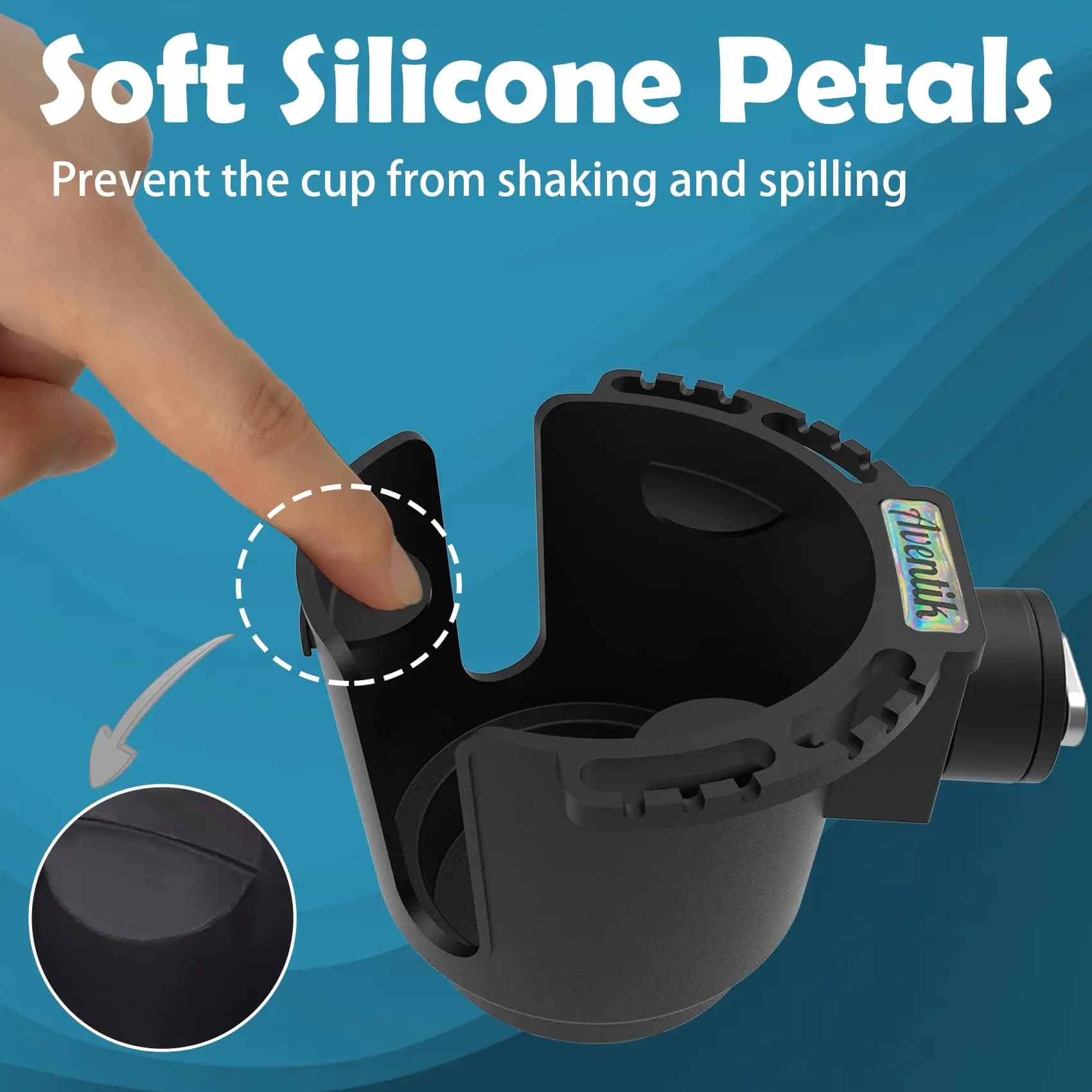 Porte-gobelet réglable pour kayak de pêche - Support multifonction pour canettes et leurres