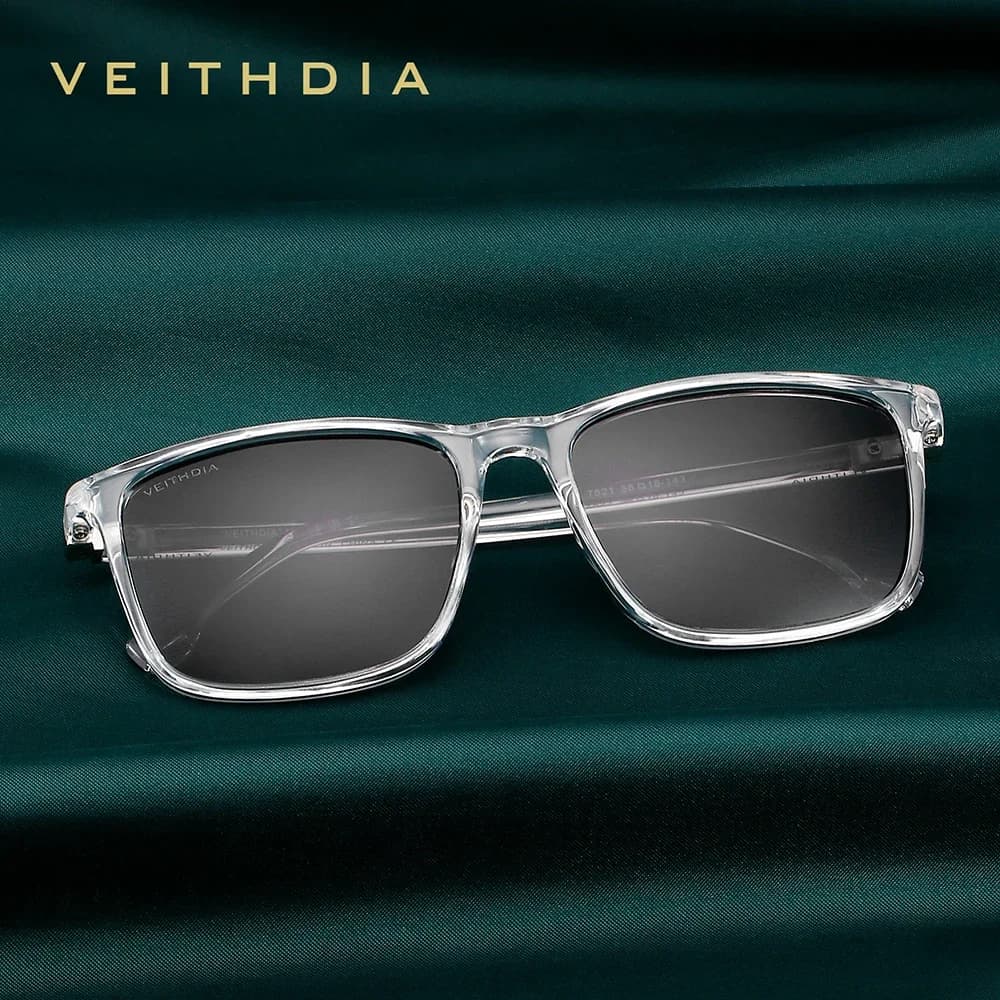 Lunettes de soleil polarisées VEITHDIA TR90 vintage pour pêche et conduite - Homme/Femme UV400