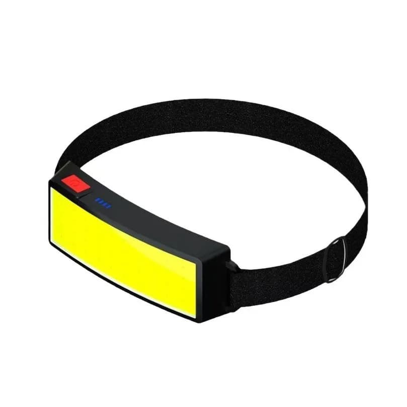 Lampe frontale COB portable rechargeable USB multifonction pêche camping escalade randonnée