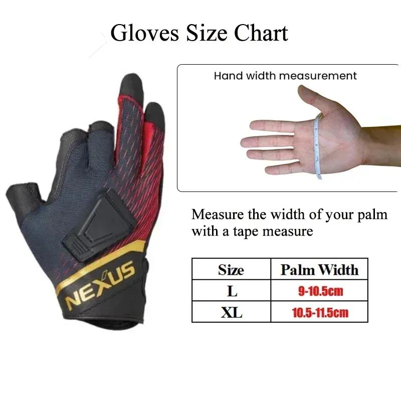 Gants de pêche d'hiver trois doigts exposés GL-112V - Chauffants et imperméables pour pêche au rocher