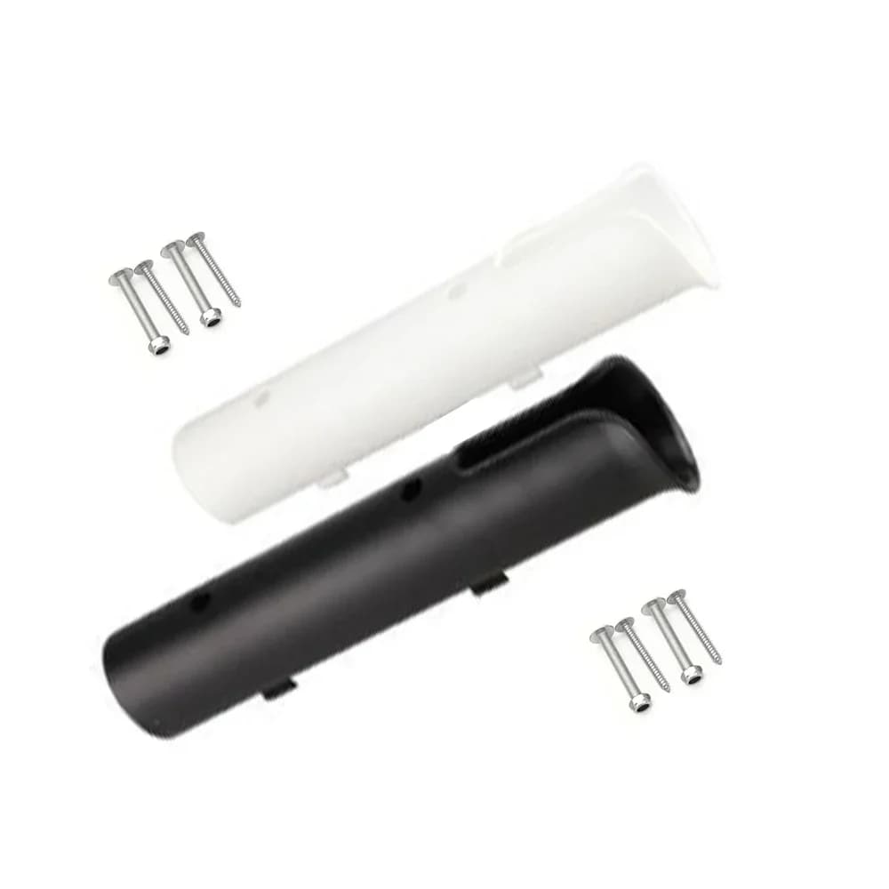 Support de canne à pêche portable ABS blanc/noir - Rack de fixation durable pour pêche spinning et lancer