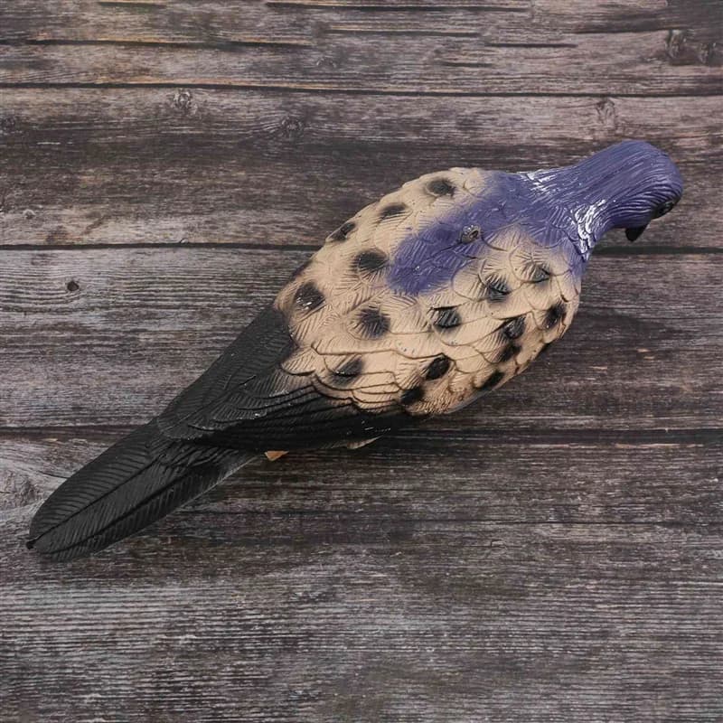 Leurre colombe 1B protection potager - Appât bionique chasse pigeons durable pour jardin et extérieur
