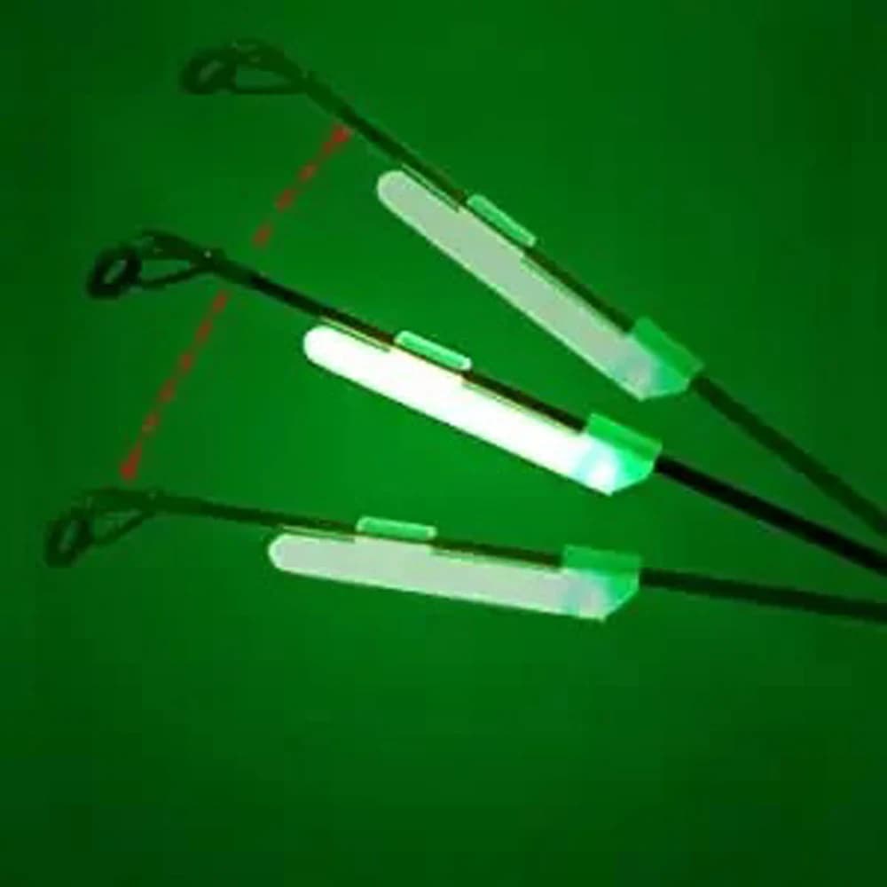 20 lumineux clipables pour canne à pêche de nuit, indicateur de touche par induction avec flotteurs