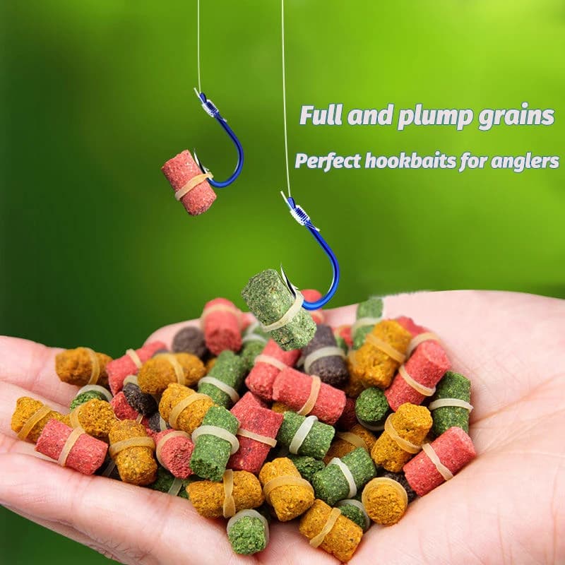 50 particules élastiques appât granulaire nutrition aquatique alimentation carpe attractant arôme souple