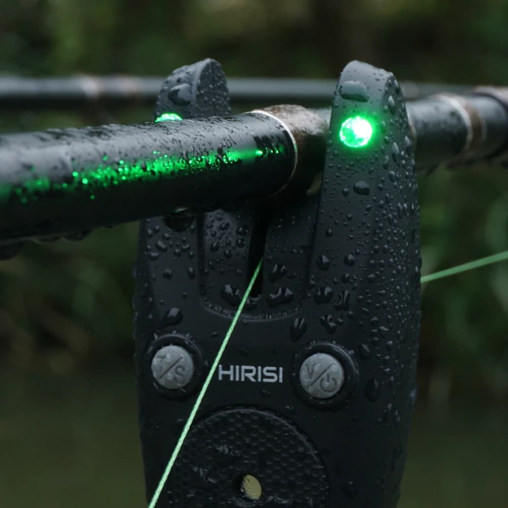 Hirisi S5 Alarme de Touche Carpe Sans Fil Étanche avec Indicateur de Morsure pour Pêche