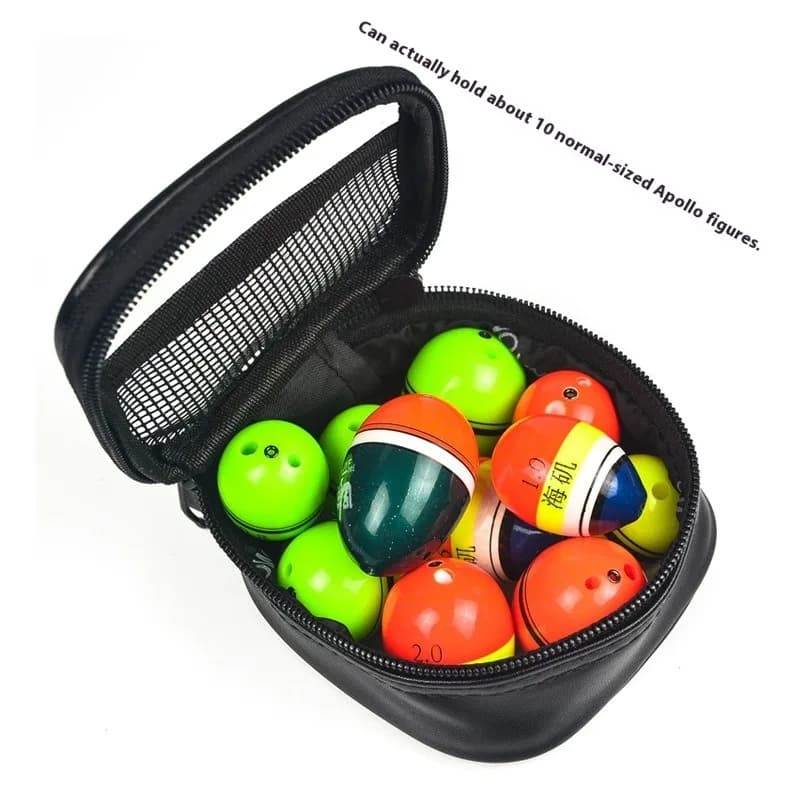 Sac de rangement Apo transparent maille pour flotteurs et petits accessoires de pêche - Kit pratique