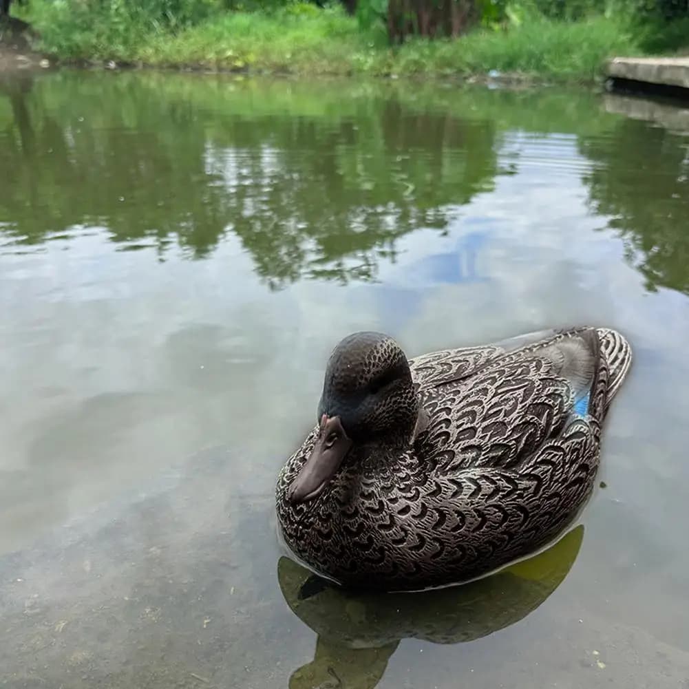 Leurre canard flottant 3D pour chasse et décoration lac - Style pêche et design réaliste
