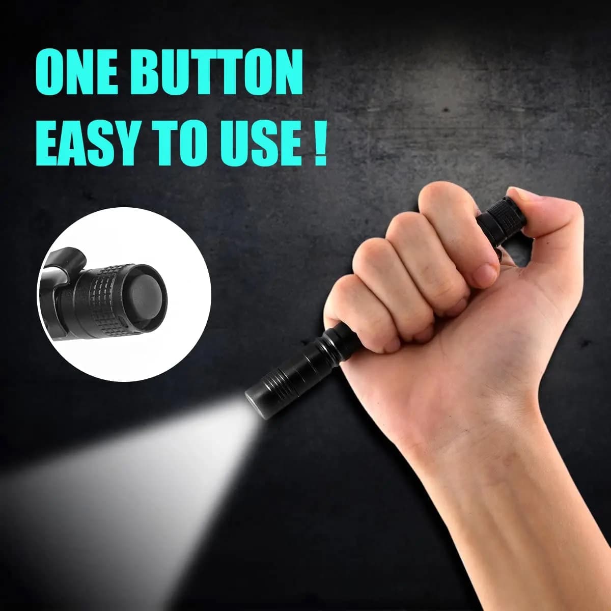 Lampe de poche LED portable étanche mini pour camping randonnée dépannage voiture urgence maison