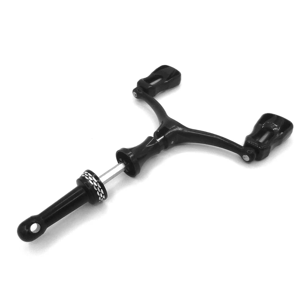 Moulinet spinning pliable DIY - Manche double prise, roue creuse, modification équipement pêche