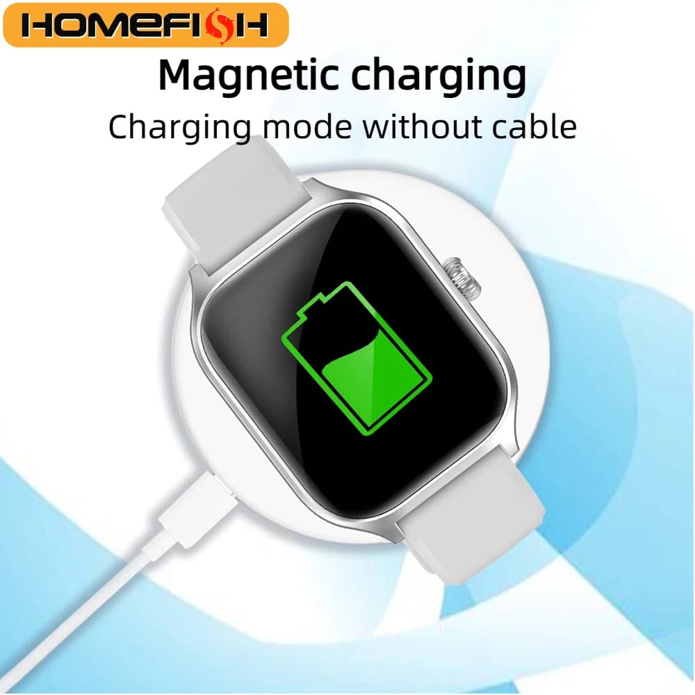 Montre connectée HOMEFISH H9 - Appels Bluetooth, surveillance sommeil, modes sport et fréquence cardiaque